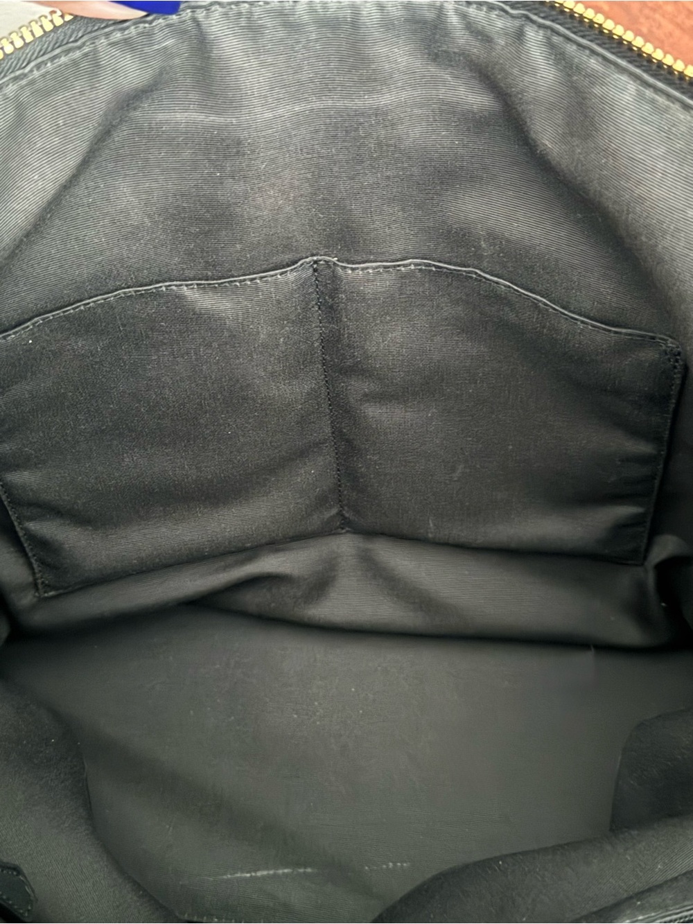 Coach Gallery Tote Bag In Black Cross Grain Leather - Picture 14 of 16